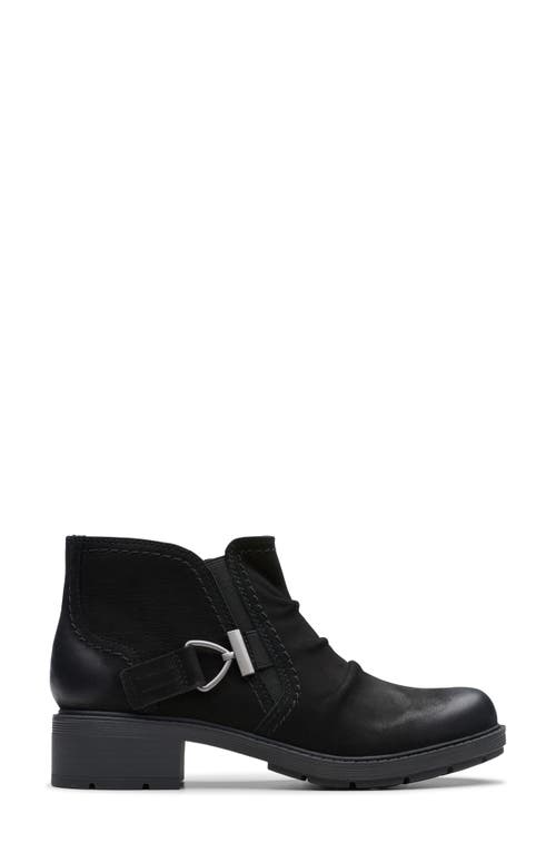 Clarks ® Hearth Clara Ankle Boot In Black