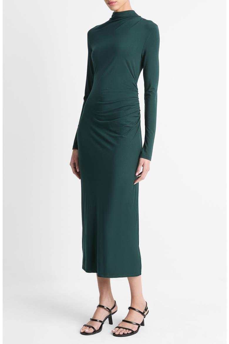 Long Sleeve Knit Midi Dress, Alternate, color, 377JUN-JUNIPER