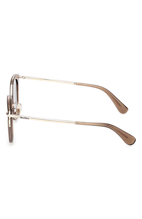 Max Mara 54mm Round Sunglasses