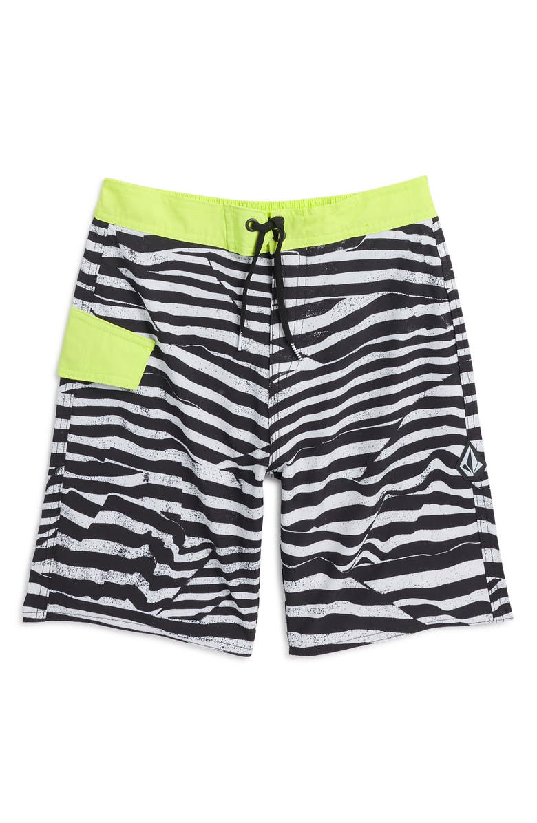 Volcom Kids' Pattern Board Shorts, Main, color,