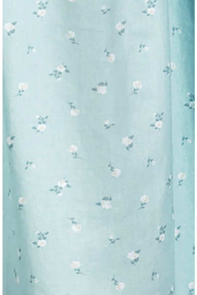 Women's Ruched Linen Dress, Alternate, color, Tea Room Floral