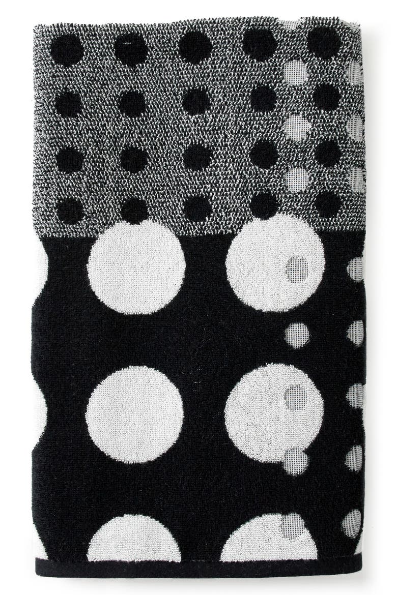 Dots 4-Piece Bath Towel & Hand Towel Set, Alternate, color, GREY