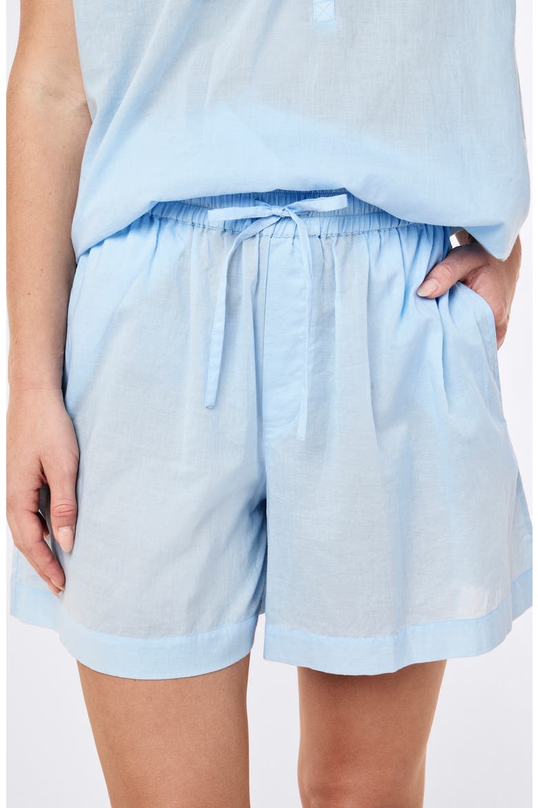 Nicola Boxer Short Pajamas, Alternate, color, CLEAR SKY
