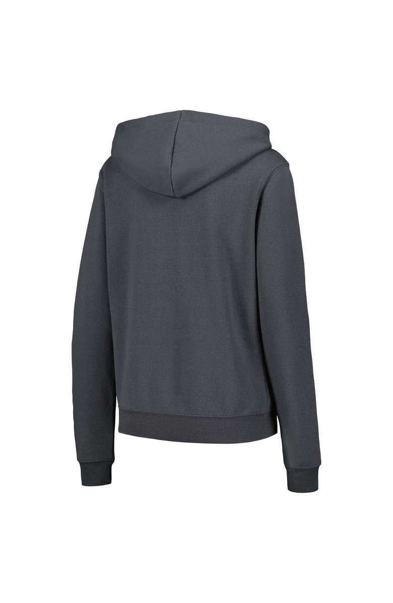 COLOSSEUM Women's Colosseum Charcoal Michigan Wolverines Arch & Logo Pullover Hoodie, Alternate, color, Charcoal