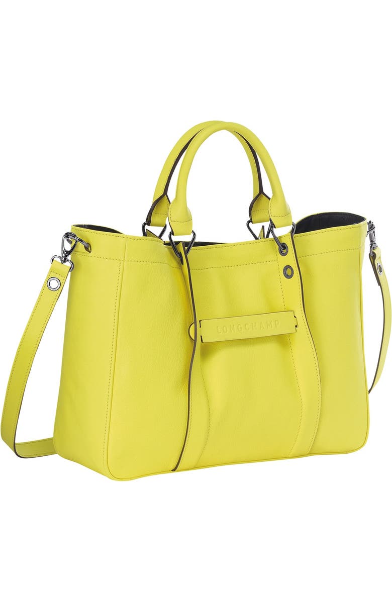 Longchamp LC 3D Medium Tote Bag, Alternate, color, Neon Ylw