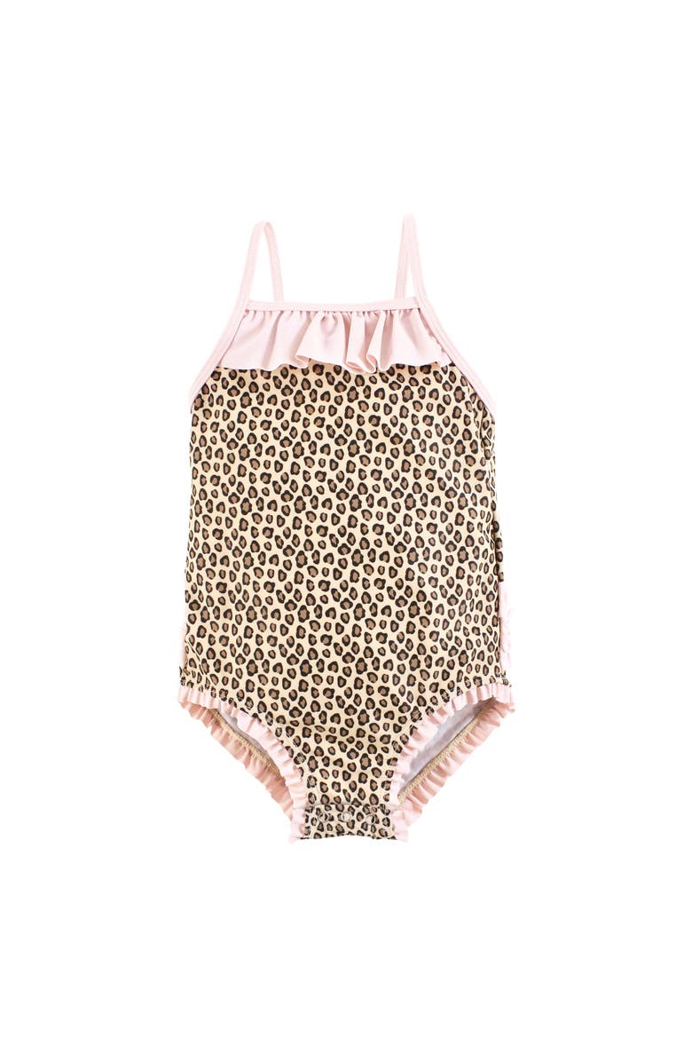 Hudson Baby Swimsuit, Main, color, Leopard