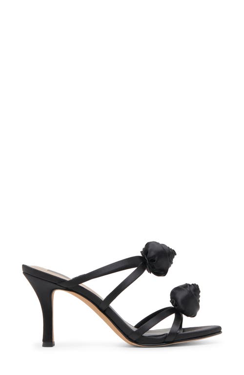 Dolce Vita Linzy Strappy Sandal In Black Satin