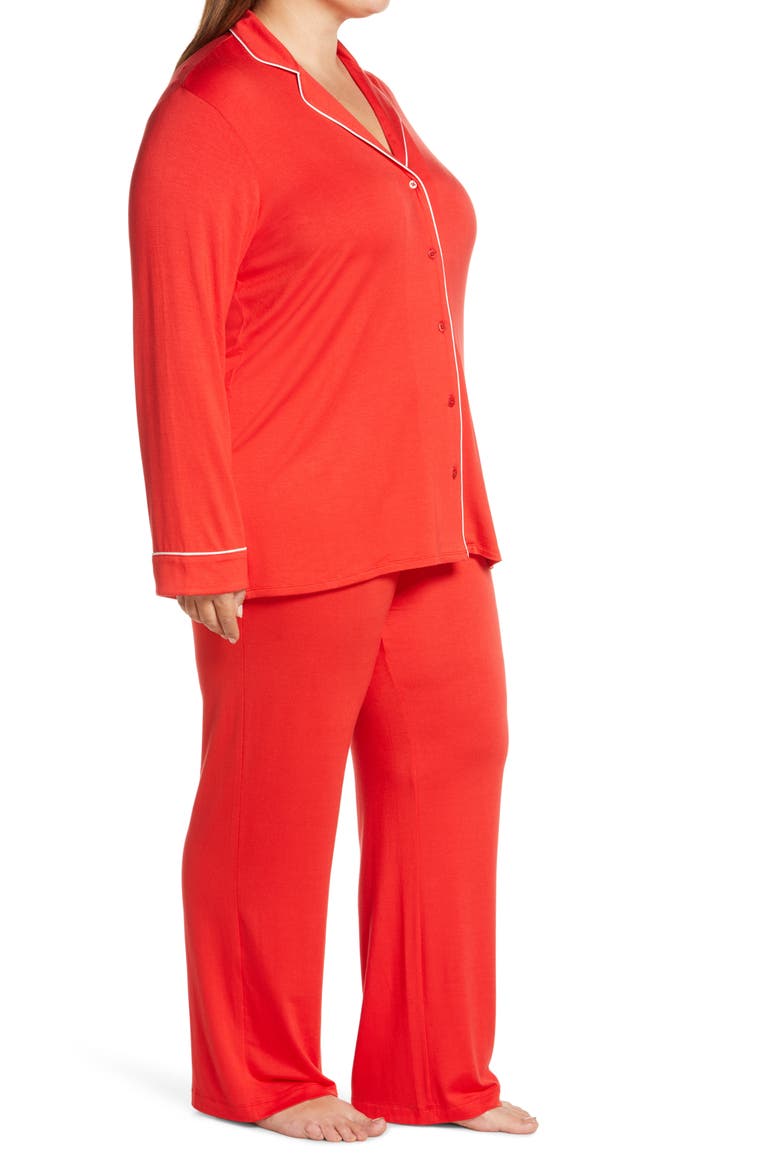 Moonlight Dream Pajamas, Alternate, color, RED BLOOM