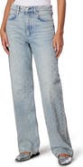 rag & bone Shea Studded High Waist Straight Jeans