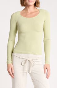 Free People Love Letter Long Sleeve Top