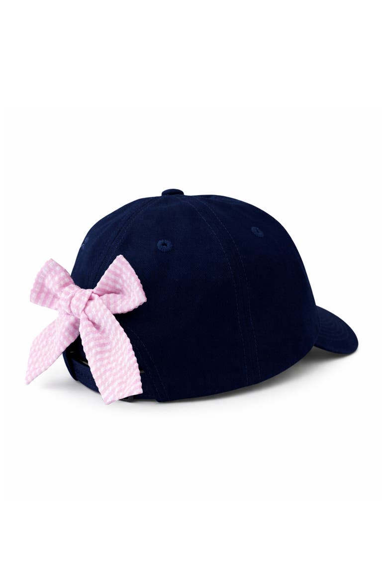 Women's Golf Mom Bow Baseball Hat, Alternate, color, Pink/Navy Blue