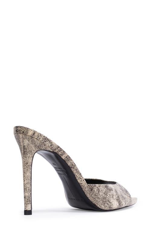 Black Suede Studio Brea Pointed Toe Sandal In Ash Distressed