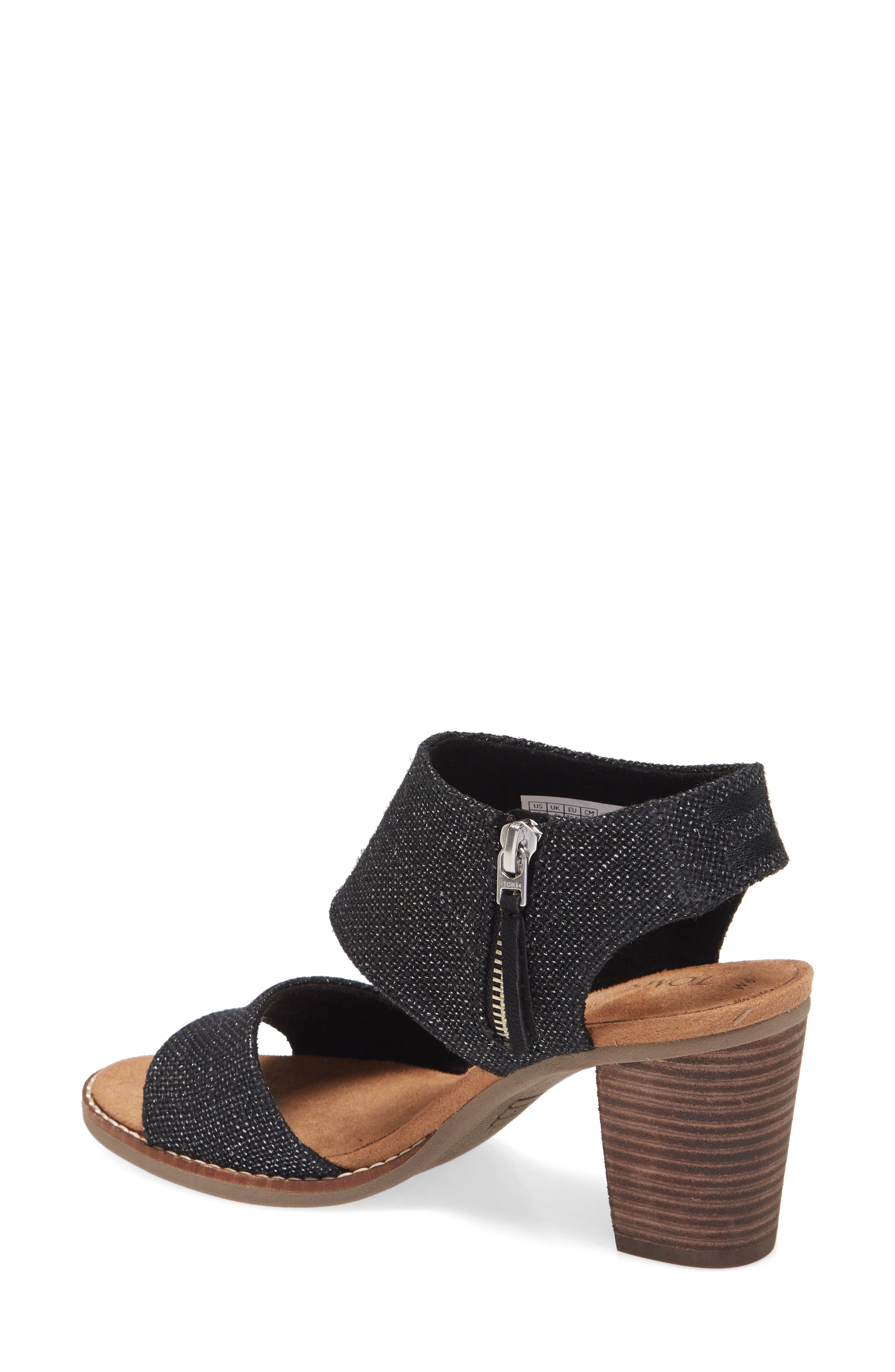 TOMS Majorca Block Heel Sandal, Alternate, color, 