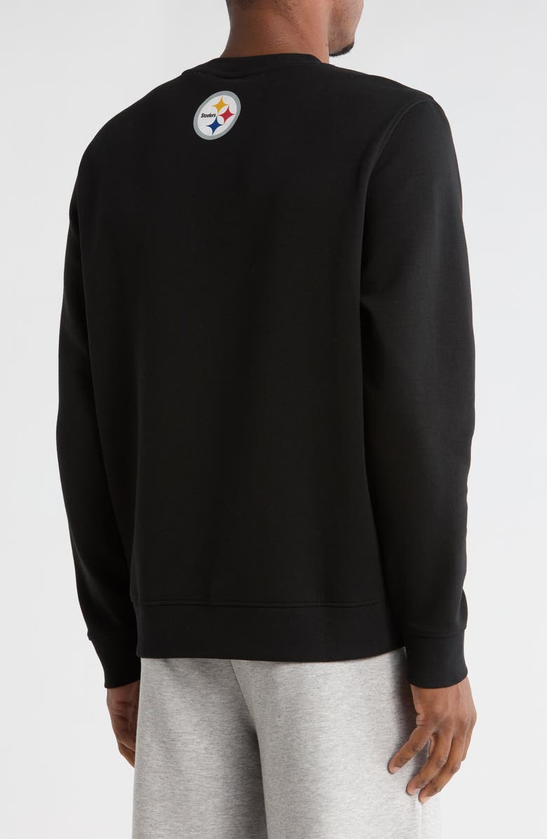 BOSS Watt NFL Steelers Graphic Sweatshirt, Alternate, color, Charcoal