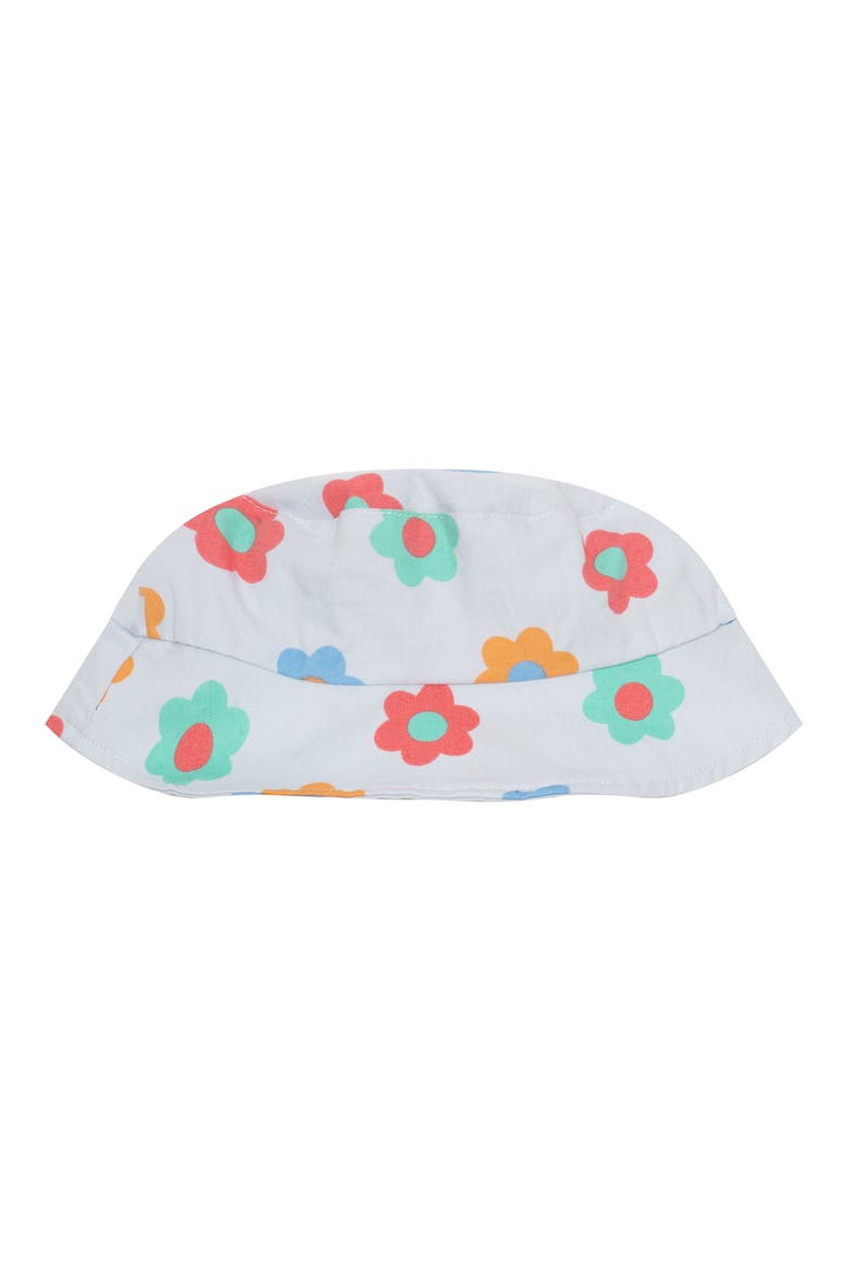 Babydoll Tank, T-Shirt, Shorts & Bucket Hat Set, Alternate, color, FLOWER