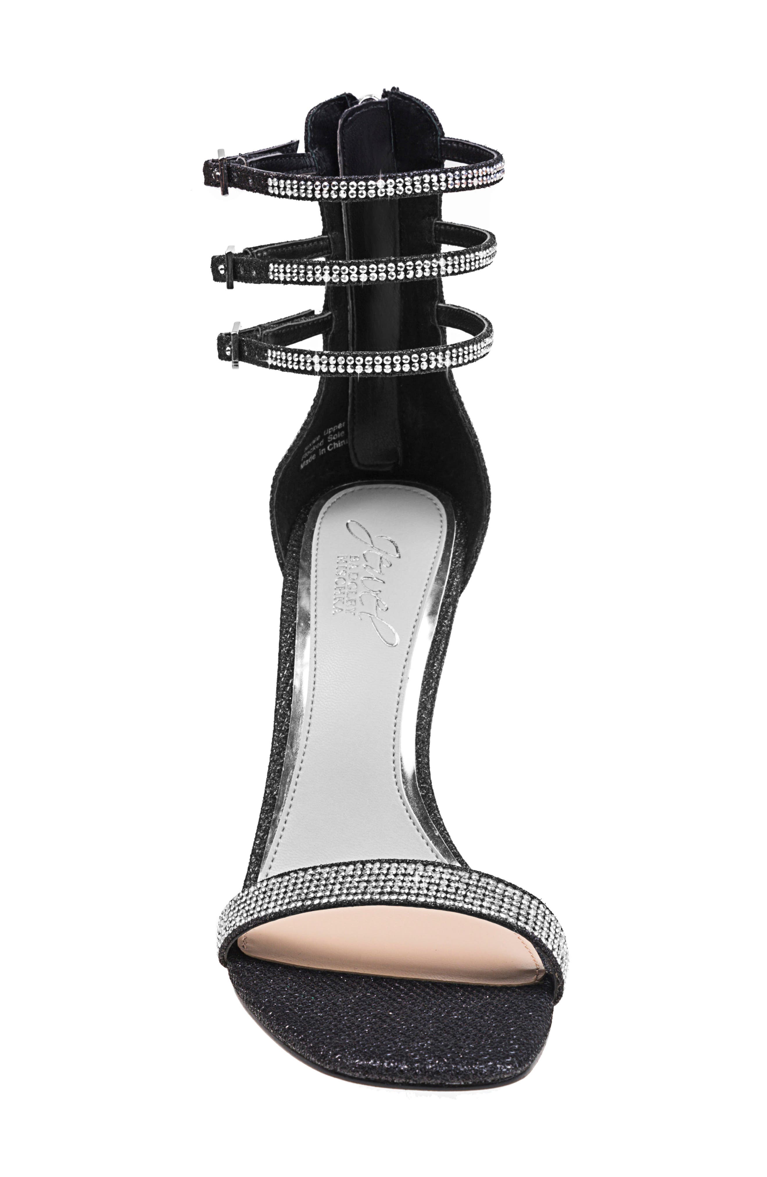 Jewel Badgley Mischka Regina Ankle Strap Sandal, Alternate, color, 