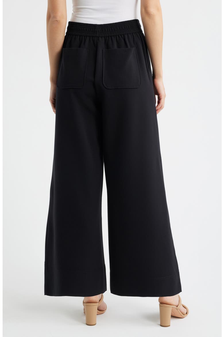 Ultra Skyrise Wide Leg Pants, Alternate, color, BLACK
