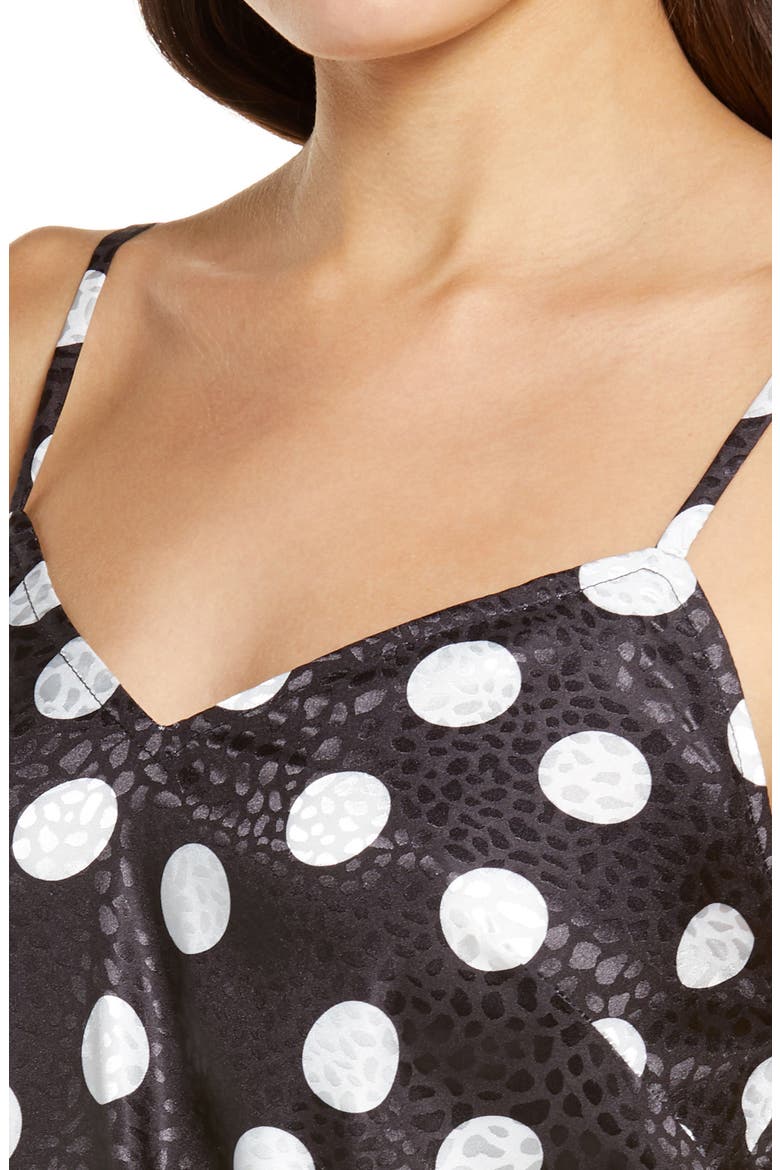 Eiyana Satin Pajamas, Alternate, color, BLACK