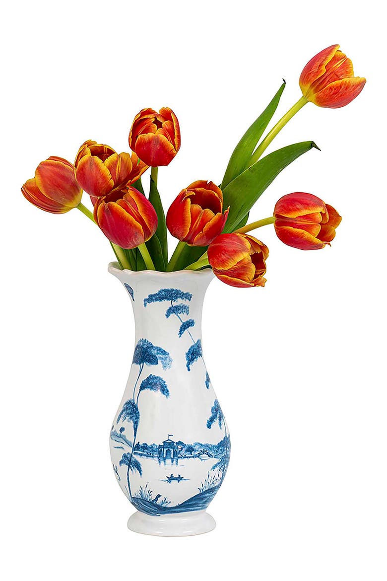 Country Estate 9-Inch Vase, Alternate, color, DELFT BLUE