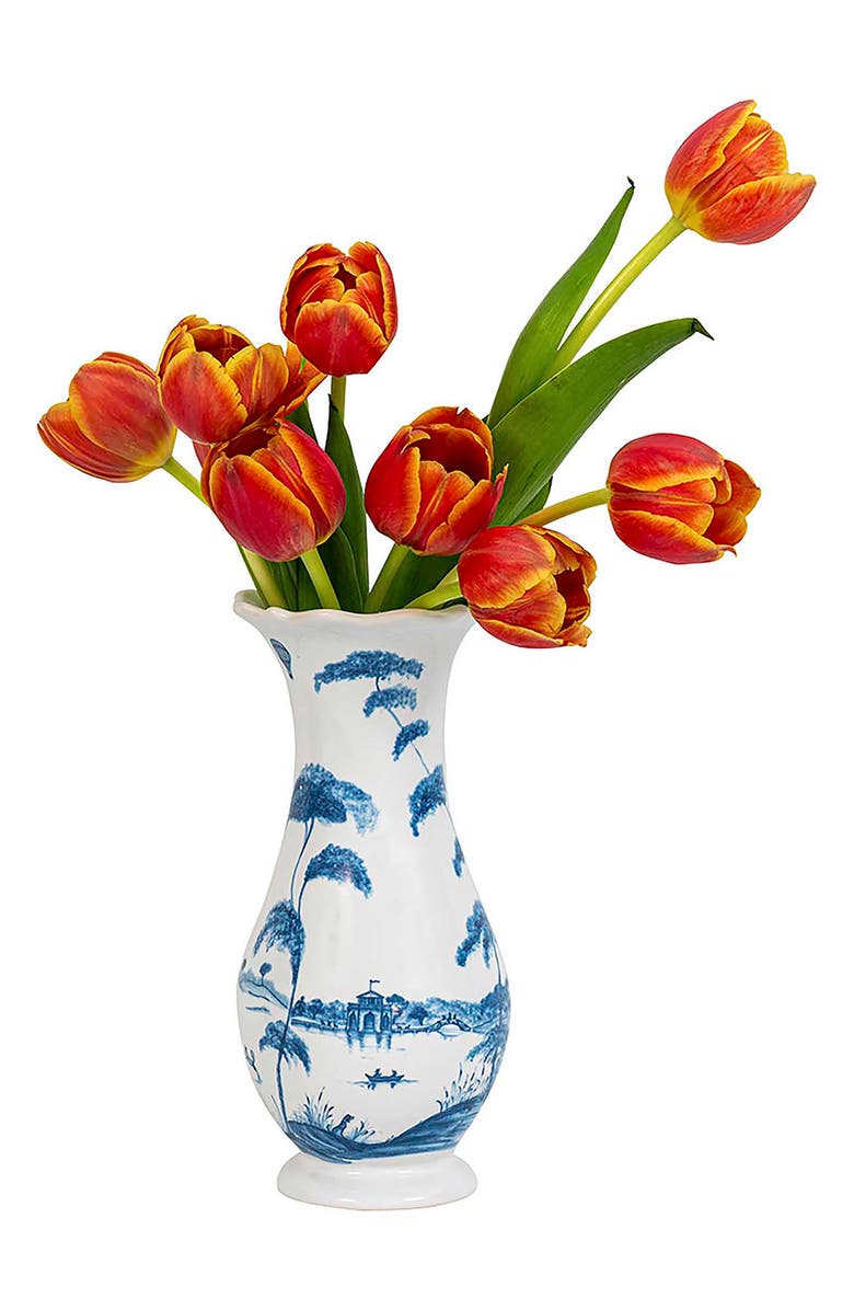 Juliska Country Estate 9-Inch Vase, Alternate, color, Delft Blue
