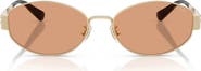 COACH 57mm Irregular Sunglasses