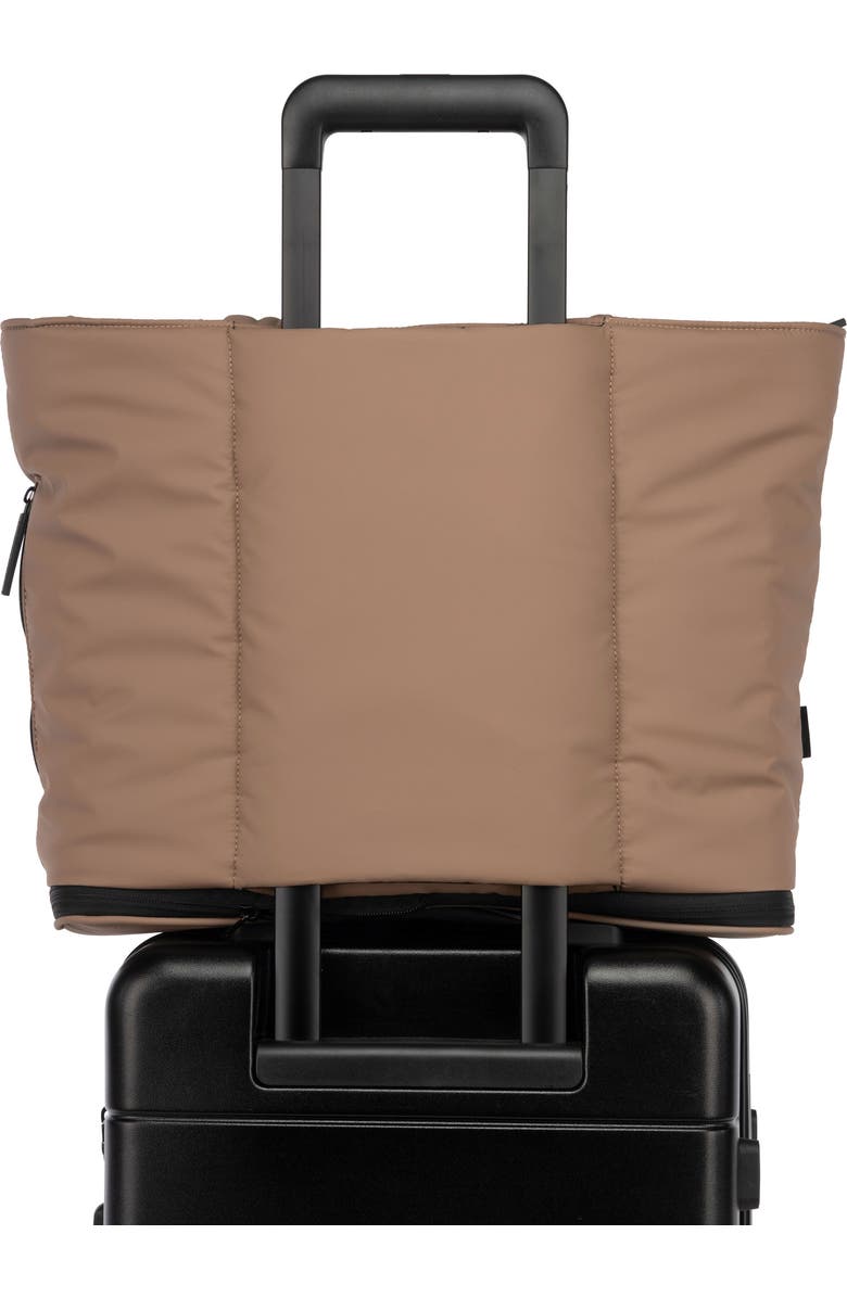 CALPAK Luka Expandable Tote Bag, Alternate, color, Chocolate