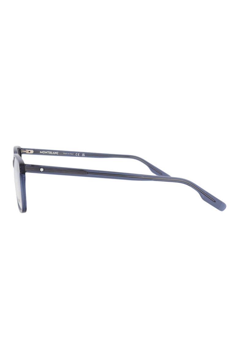 54mm Rectangular Optical Glasses, Alternate, color, BLUE TRANSPARENT