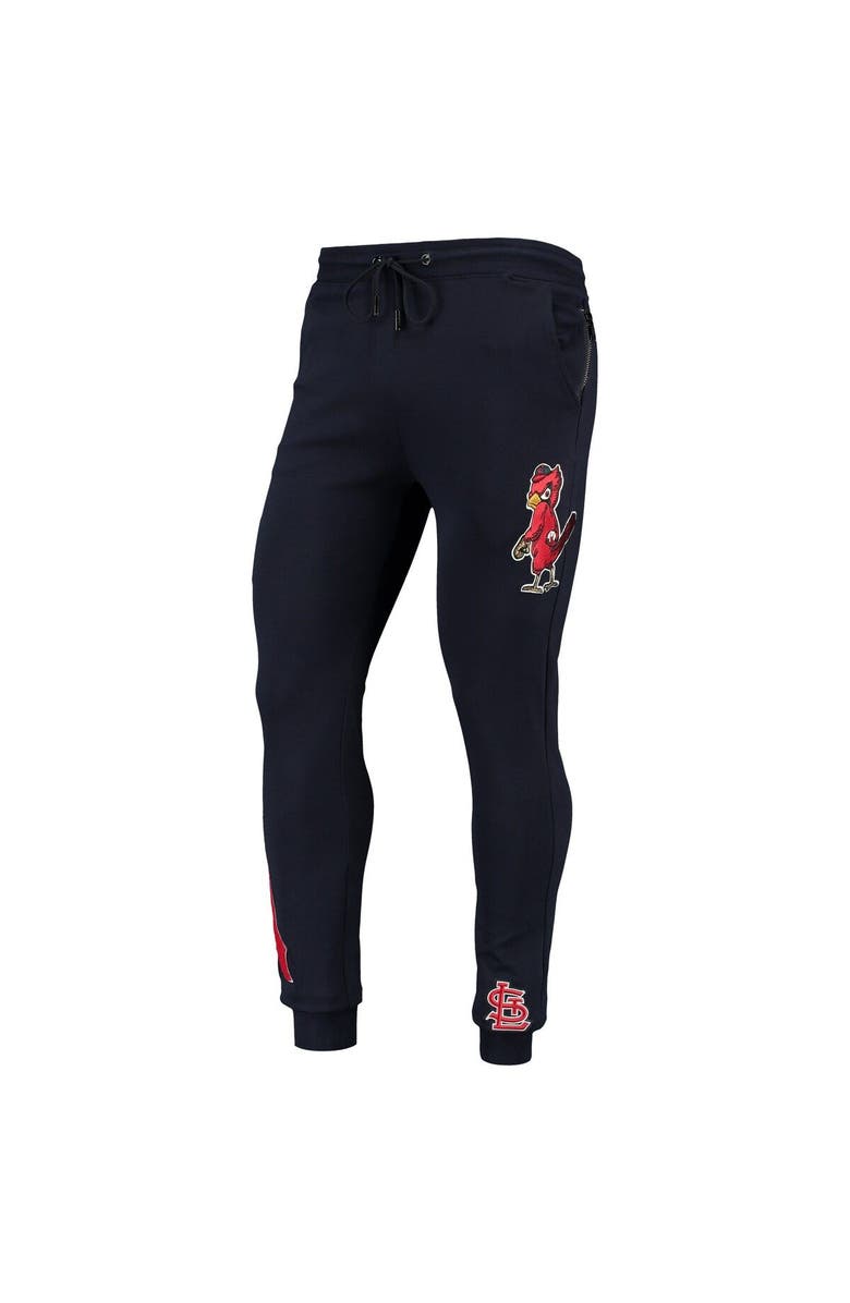 PRO STANDARD Men's Pro Standard Navy St. Louis Cardinals Logo Jogger Pants, Alternate, color,