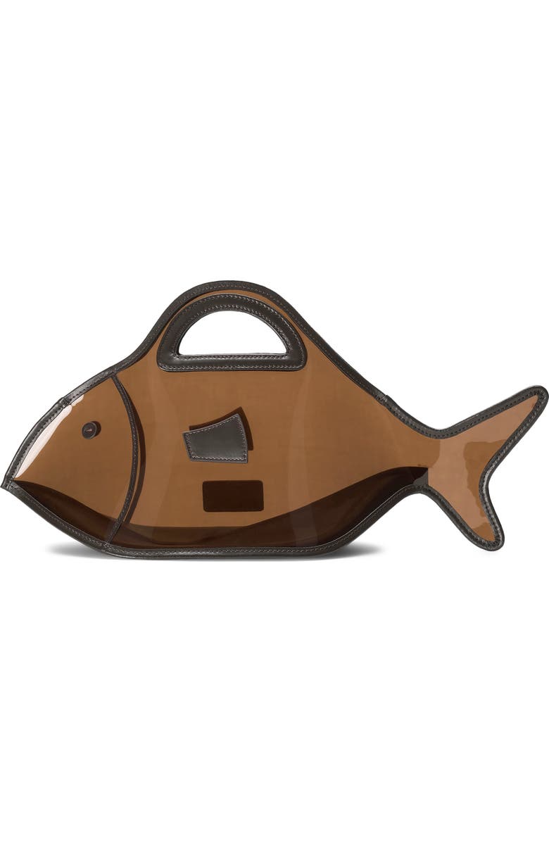 STAUD Cleo Fish Bag, Main, color, Espresso