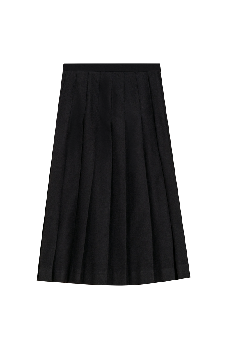 Maxmrkt Pleated with Invisible Zipper Skirt, Main, color, Black