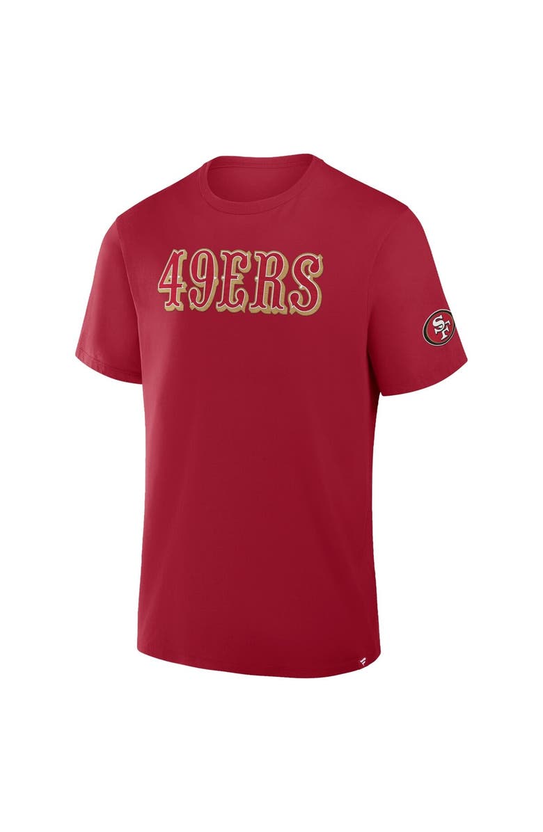 FANATICS Men's Fanatics Scarlet San Francisco 49ers Option Route Legacy T-Shirt, Alternate, color, Scarlet