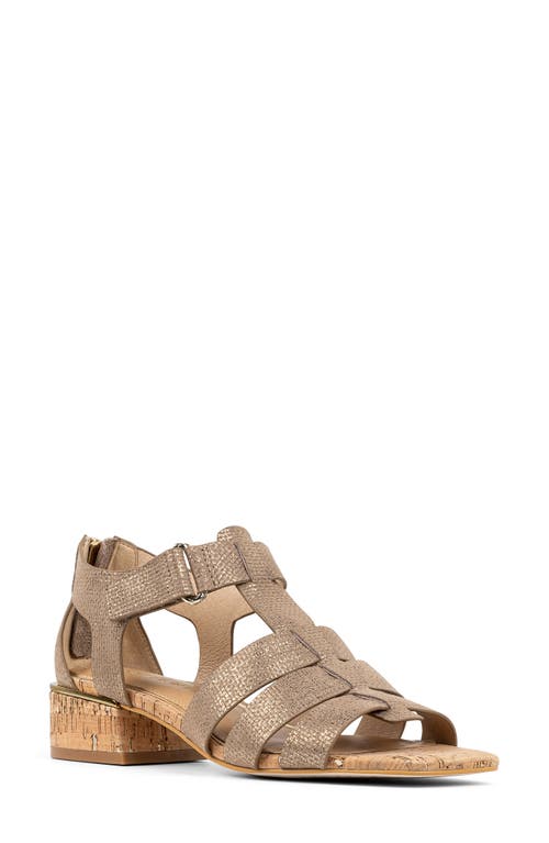 DONALD PLINER DONALD PLINER FALESIA BLOCK HEEL FISHERMAN SANDAL