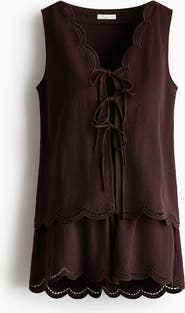 H&M Mama 2-piece Scalloped Set