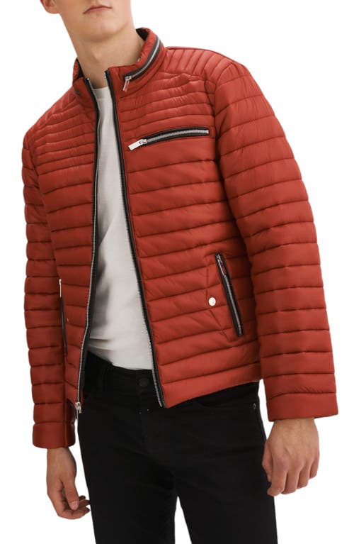 Regency Puffer Jacket In Red