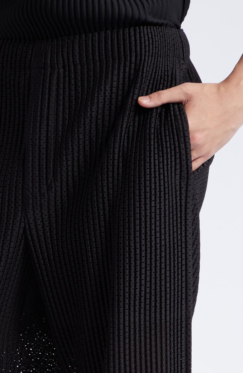 Homme Plissé Issey Miyake Outer Pleated Mesh Pants, Alternate, color, 