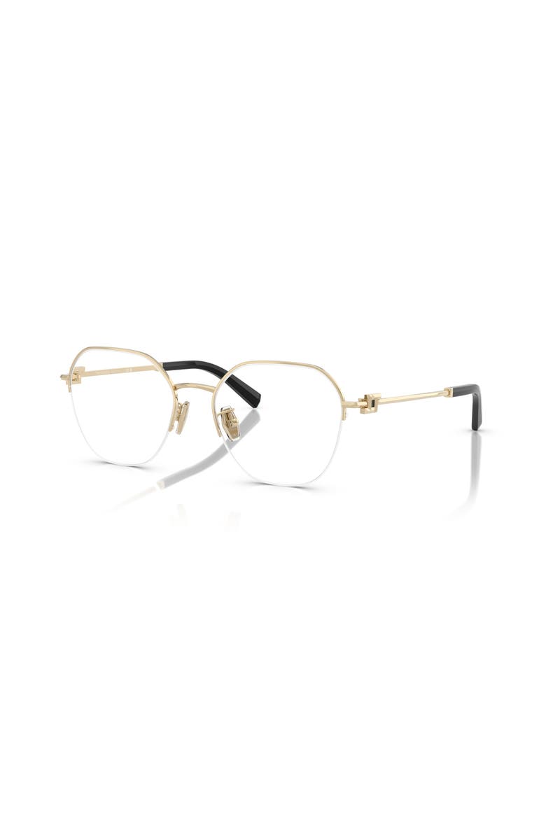 53mm Round optical glasses, Main, color, Gold