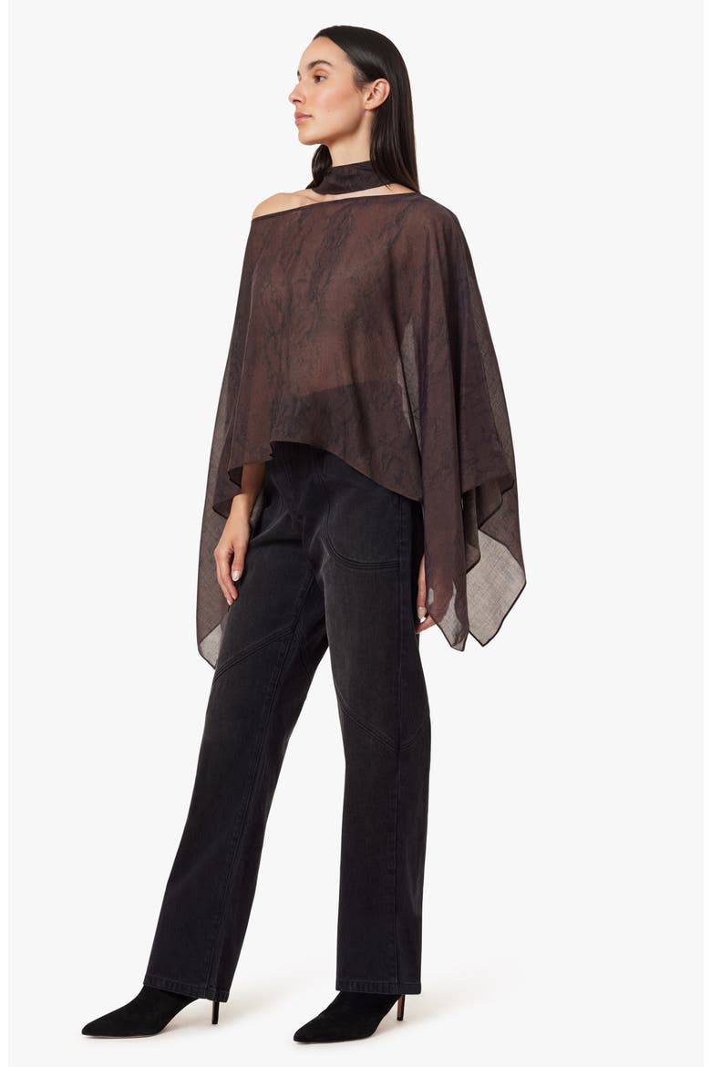 Snake Print Scarf Top, Alternate, color, SNAKE PRINT