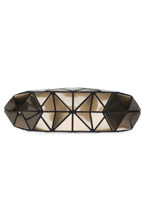 Patrizia Luca Slanted Square Convertible Clutch In Shiny Bronze