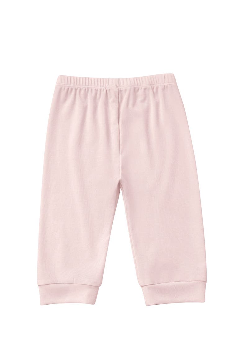 Whimsical Wildflower Ribbed Waistband Cuffed Joggers, Alternate, color, Pink