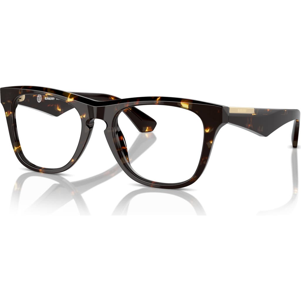 Burberry 53mm Square Optical Glasses In Brown