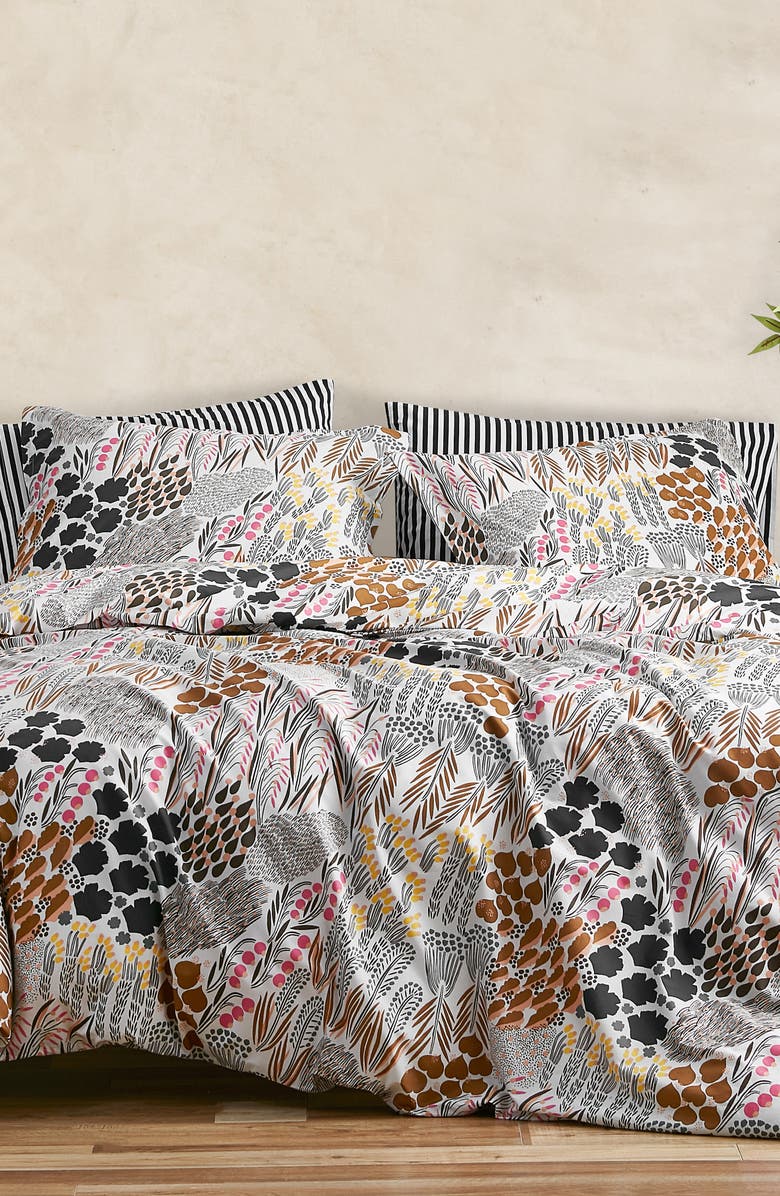 Marimekko Pieni Letto Comforter & Sham Set, Main, color, Multi