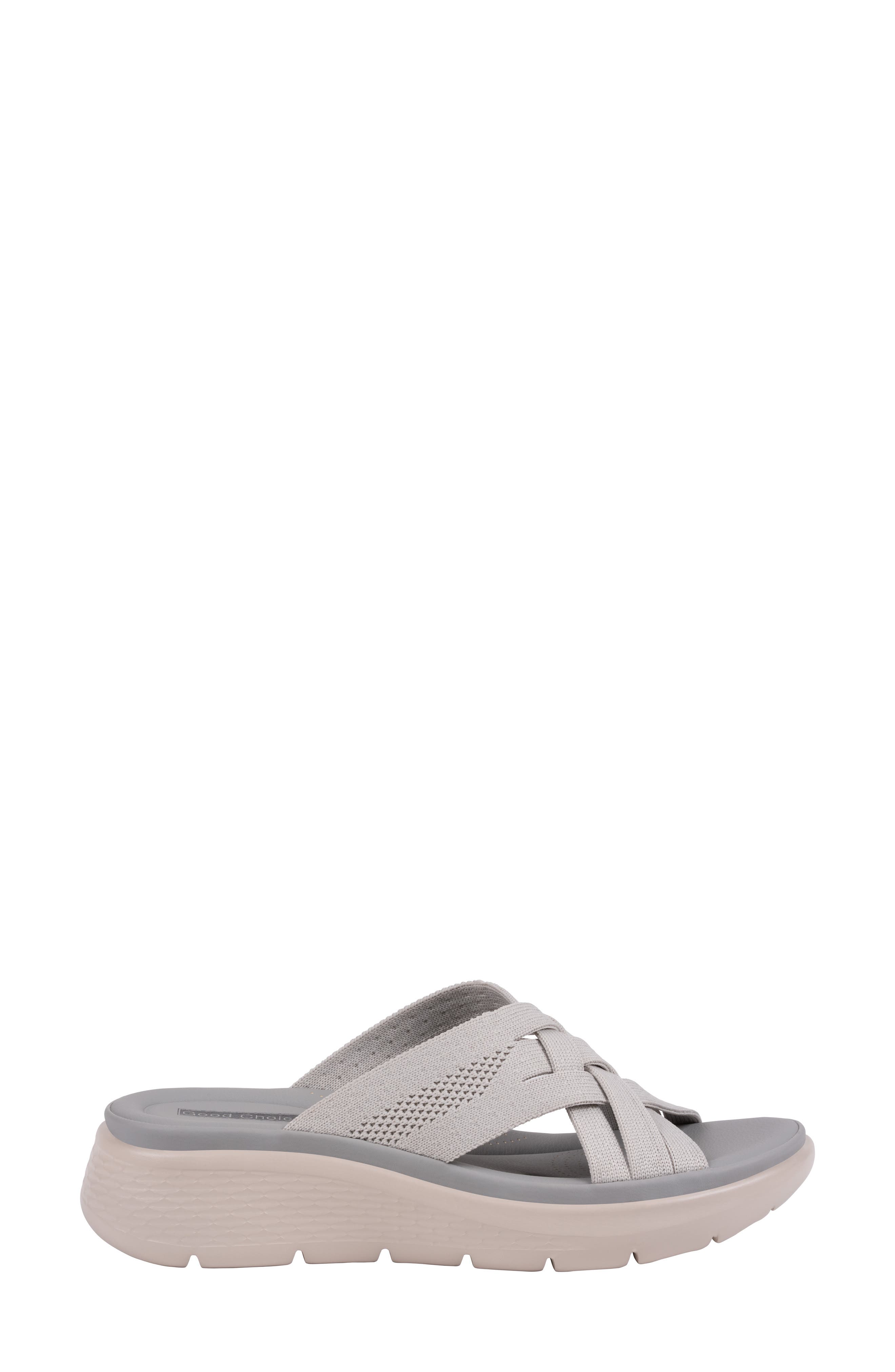 GOOD CHOICE NEW YORK Sellena Slide Sandal, Alternate, color, Grey