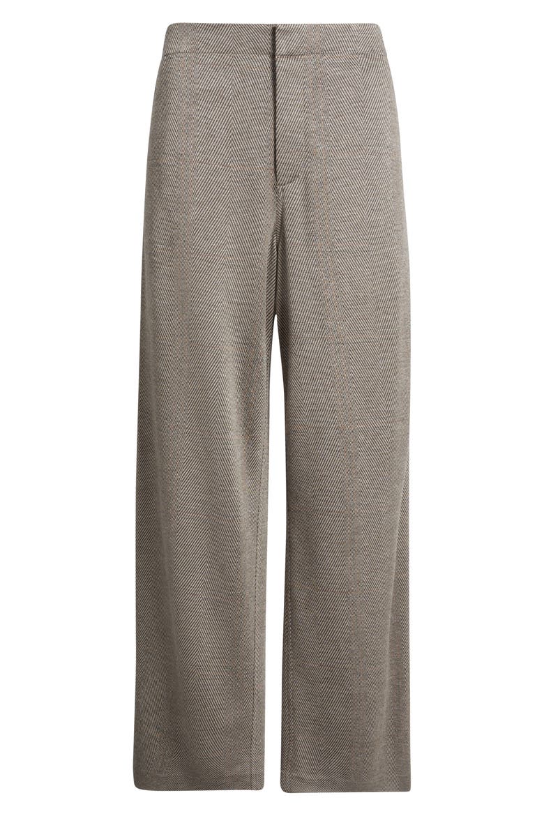 Irina Ponte Wide Leg Pants, Alternate, color, BRWMT