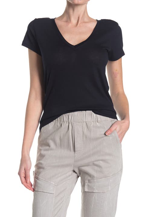 Little Boy Short Sleeve V-Neck Tee