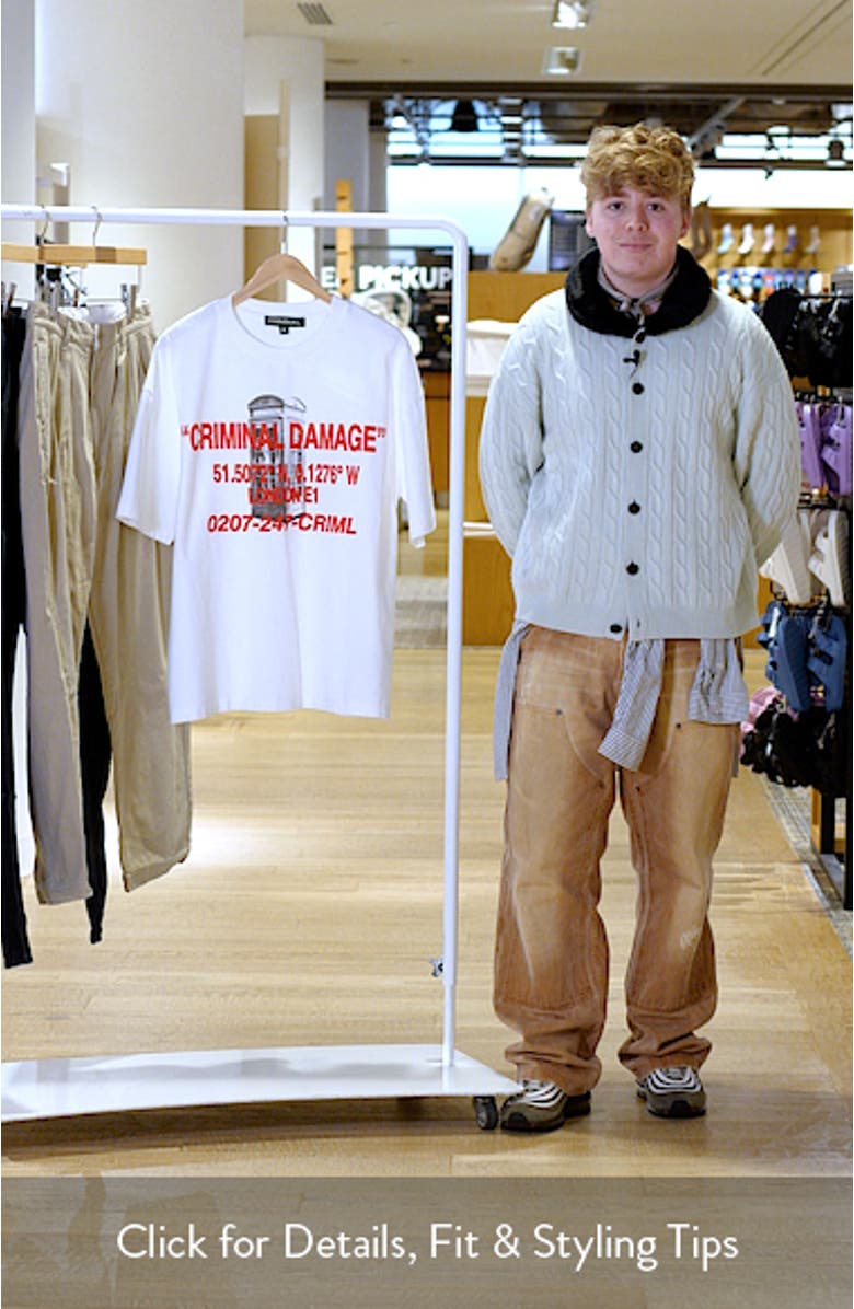 E1 Phonebox Graphic T-Shirt, sales video thumbnail