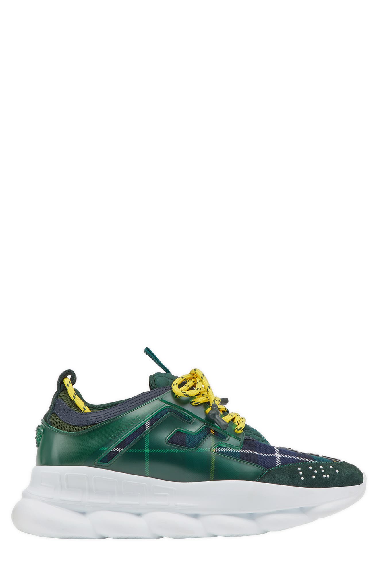 Chain Reaction Sneaker, Alternate, color, VERDE/ GIALLO