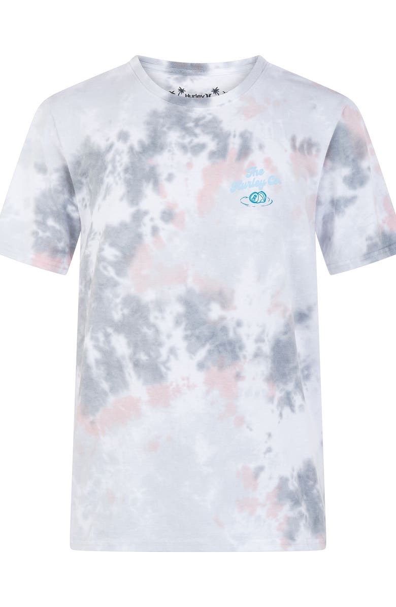 Hurley Tie Dye Bottoms Up Graphic Print T-Shirt, Main, color,