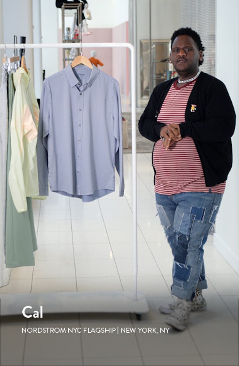 Commuter Slim Fit Stripe Shirt, sales video thumbnail