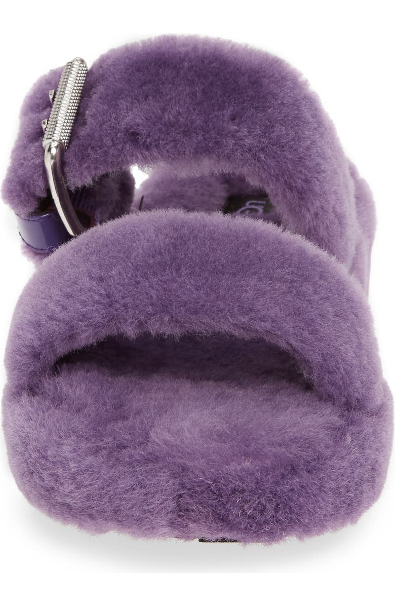 UGG<sup>®</sup> Fuzz Yeah Genuine Shearling Slide, Alternate, color,