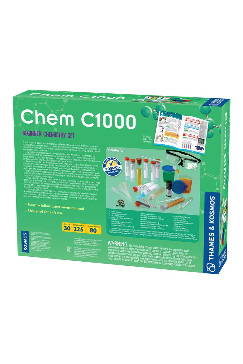 Beginner Chemistry Set, Alternate, color, MULTICOLORED